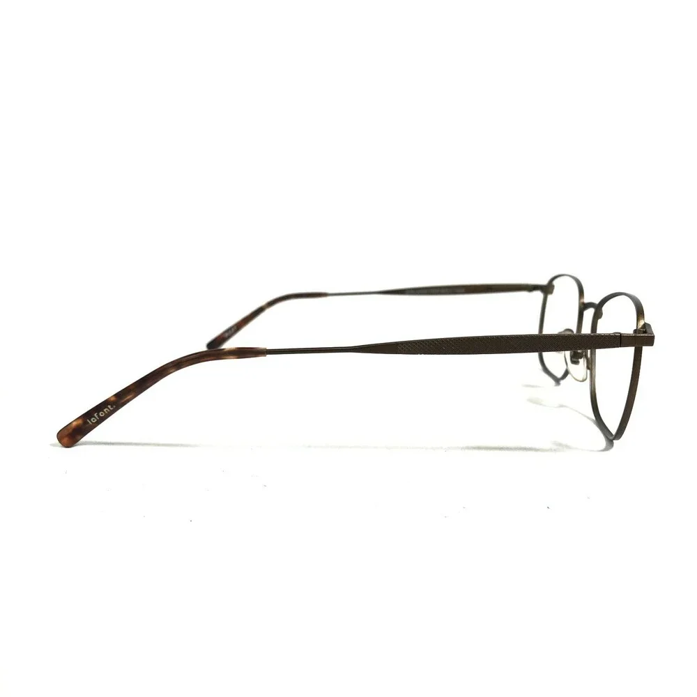 Jean Lafont METHODE 49 Eyeglasses Frames Brown Round Full Wire Rim 50-18-135
